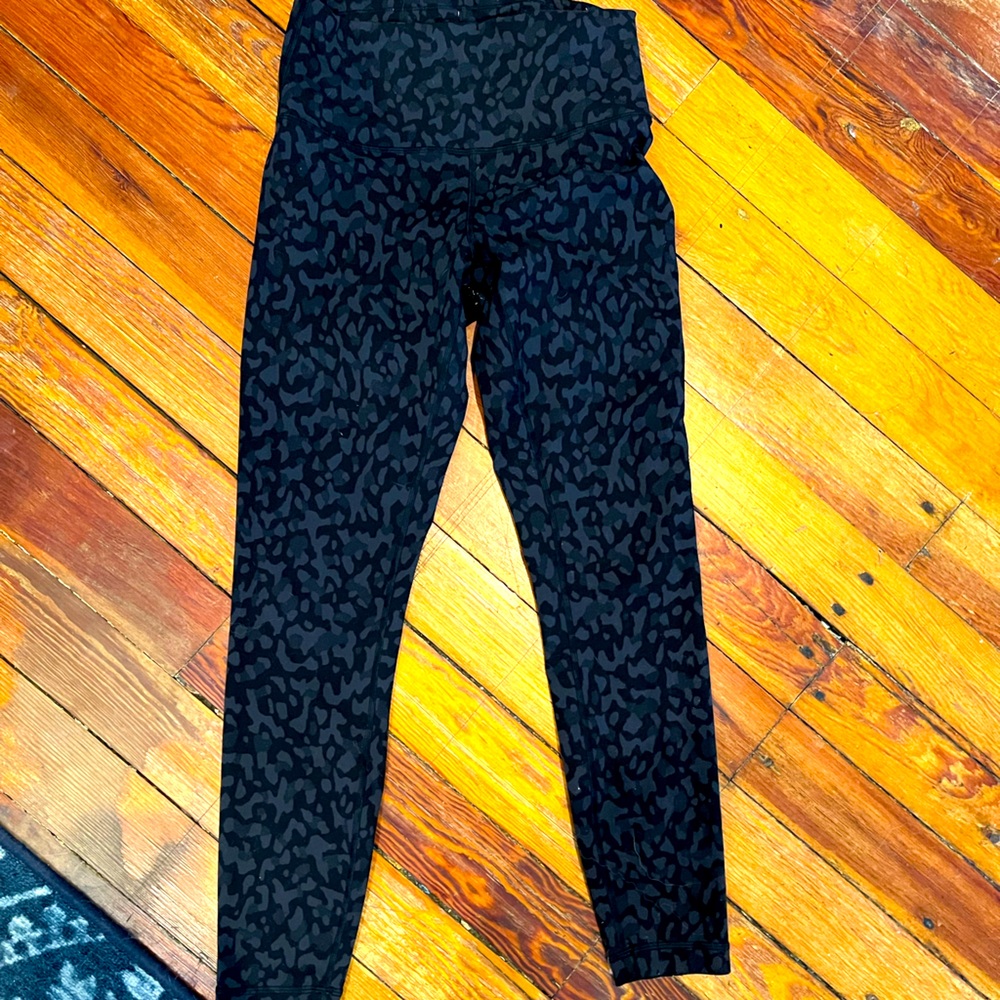 Lululemon align pant size 8 camo cheetah print